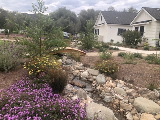 Dry Stream and Water Landscape Design