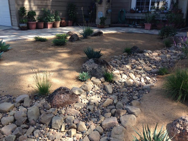 Dry Stream and Water Landscape Design