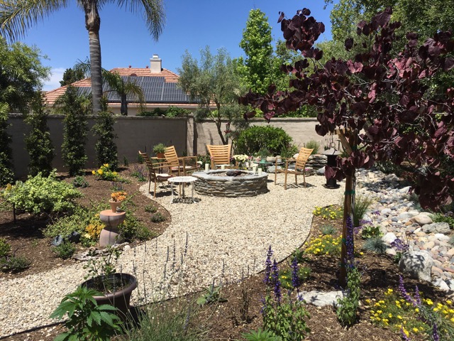 Cottage Garden Landscape Design In Orange County